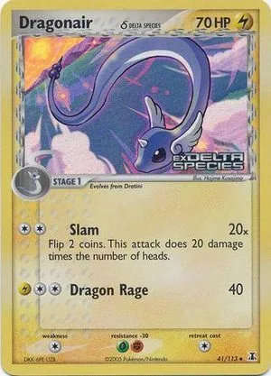 Dragonair [Reverse Holo], English Pokemon card