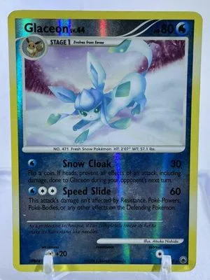 Glaceon [Reverse Holo], English Pokemon card