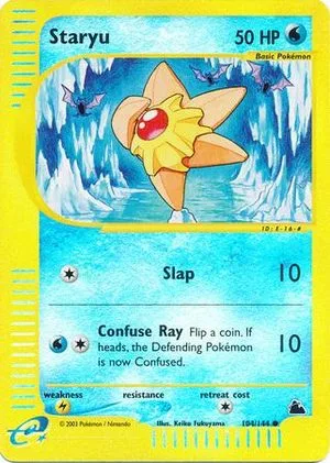 Staryu [Reverse Holo], English Pokemon card