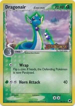 Dragonair [Reverse Holo], English Pokemon card