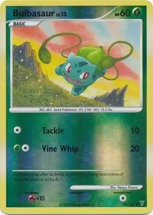 Bulbasaur [Reverse Holo], English Pokemon card