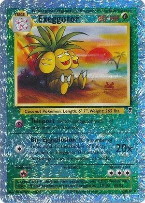 Exeggutor [Reverse Holo], English Pokemon card