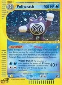 Poliwrath, English Pokemon card