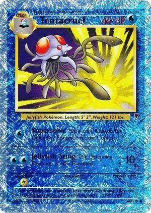 Tentacruel [Reverse Holo], English Pokemon card