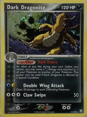 Dark Dragonite [Holo], English Pokemon card