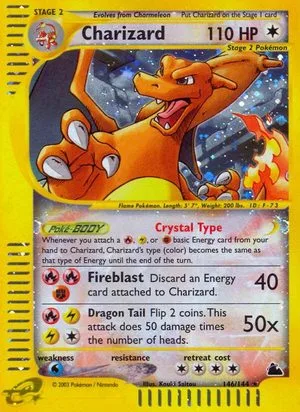 Charizard, English Pokemon card