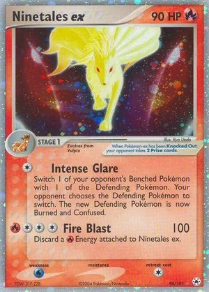 Ninetales EX, English Pokemon card