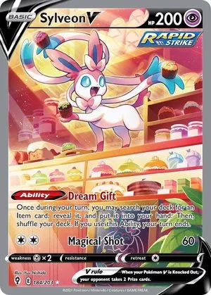 Sylveon V, English Pokemon card