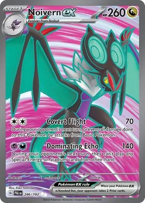 Noivern ex, English Pokemon card