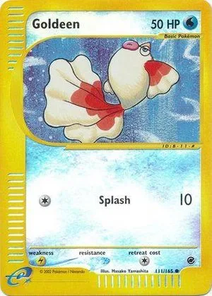 Goldeen [Reverse Holo], English Pokemon card