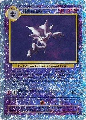 Haunter [Reverse Holo], English Pokemon card