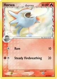 Horsea, English Pokemon card