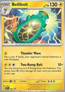 Bellibolt, English Pokemon card