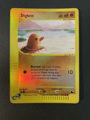 Diglett [Reverse Holo], English Pokemon card
