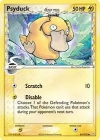 Psyduck, English Pokemon card