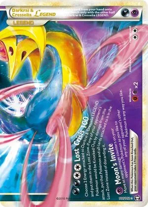 Darkrai & Cresselia LEGEND, English Pokemon card
