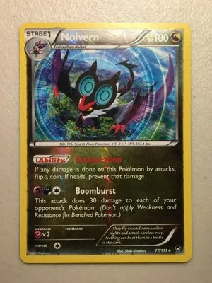 Noivern [Reverse Holo], English Pokemon card