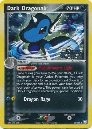 Dark Dragonair [Reverse Holo], English Pokemon card