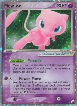 Mew EX, English Pokemon card