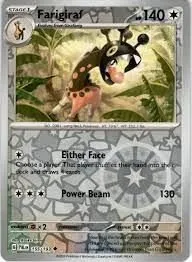 Farigiraf [Reverse Holo], English Pokemon card