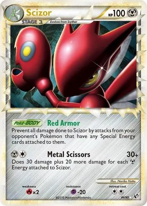 Scizor, English Pokemon card
