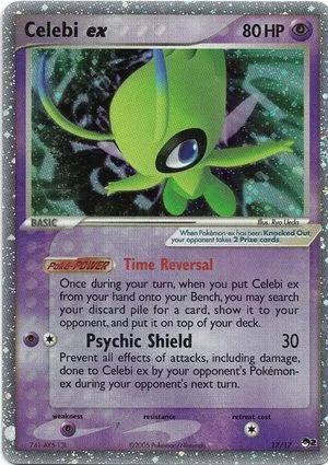 Celebi ex [Holo], English Pokemon card