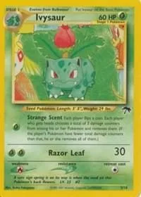 Ivysaur, English Pokemon card