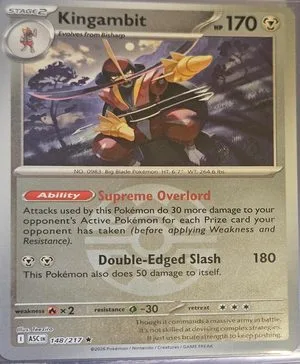 Kingambit [Ball], English Pokemon card