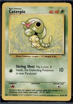 Caterpie [1999-2000], English Pokemon card