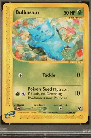 Bulbasaur, Japanese Pokemon card