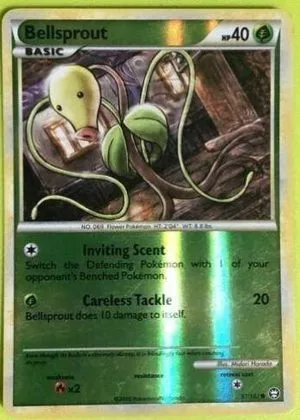 Bellsprout [Reverse Holo], English Pokemon card