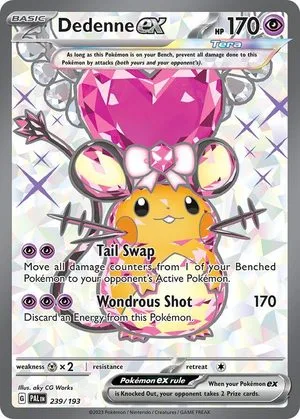 Dedenne ex, English Pokemon card