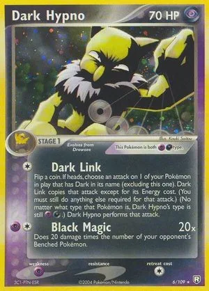 Dark Hypno, English Pokemon card