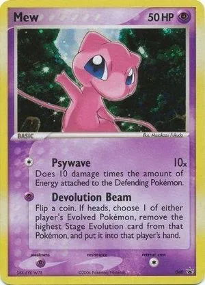Mew, English Pokemon card
