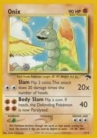 Onix, English Pokemon card