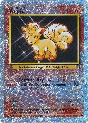 Vulpix [Reverse Holo], English Pokemon card