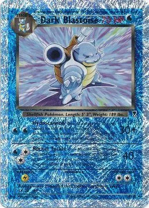 Dark Blastoise [Reverse Holo], English Pokemon card