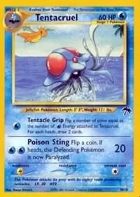 Tentacruel, English Pokemon card