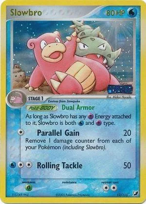 Slowbro [Reverse Holo], English Pokemon card