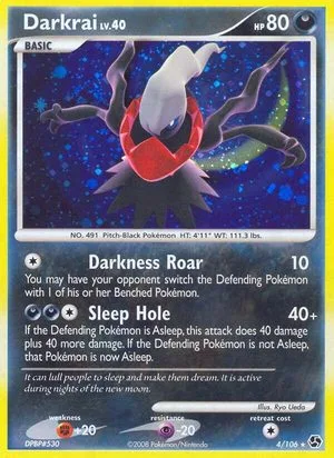 Darkrai, English Pokemon card