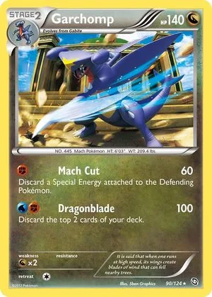 Garchomp, English Pokemon card