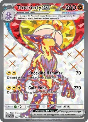 Toxtricity ex, English Pokemon card