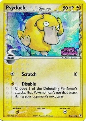 Psyduck [Reverse Holo], English Pokemon card