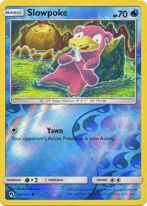 Slowpoke [Reverse Holo], English Pokemon card
