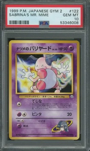 Sabrina's Mr. Mime, Japanese Pokemon card