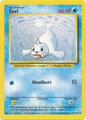 Seel [Trainer Deck B], English Pokemon card