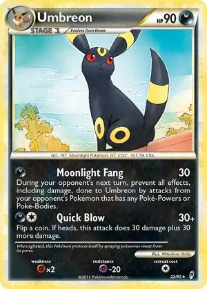 Umbreon, English Pokemon card