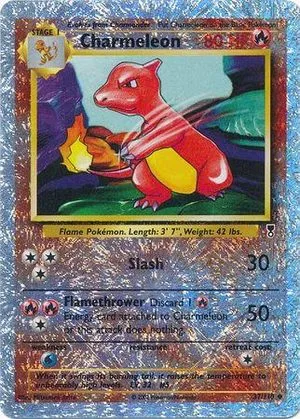 Charmeleon [Reverse Holo], English Pokemon card