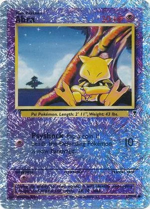 Abra [Reverse Holo], English Pokemon card