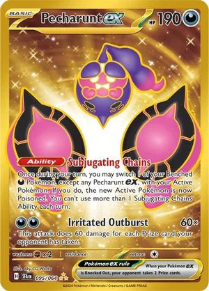 Pecharunt ex, English Pokemon card